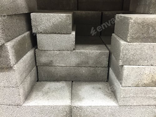 Preview: Stack of cement cinder blocks