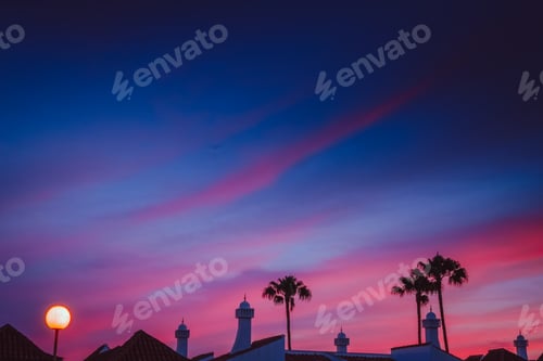Preview: Beautiful sunset in Maspalomas