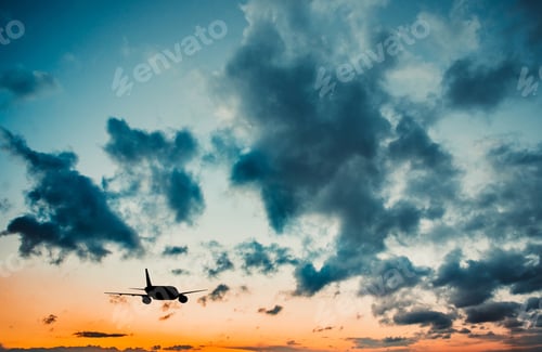 Preview: Airplane in the sky