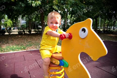 Preview: Little boy on playground