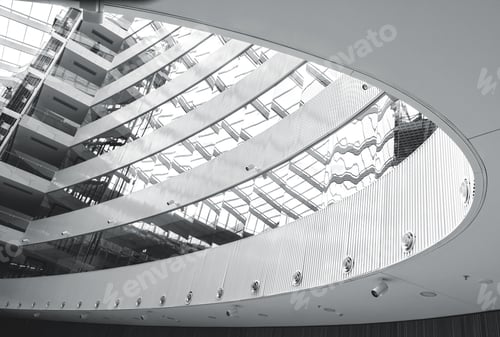 Preview: Abstract modern architecture interior