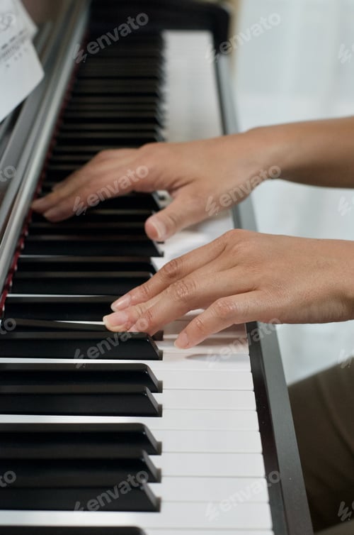 Preview: Playing piano at home