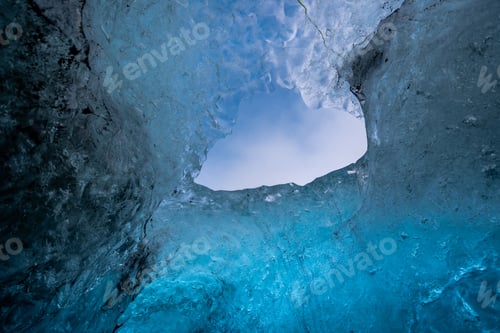 Preview: Inside a glacier ice cave in Iceland