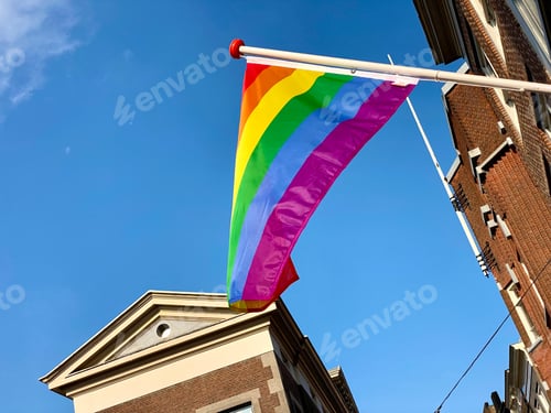 Preview: Rainbow flag symbol LGBTQ community