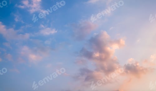 Preview: Sky Sunset Cloud Sunrise background Blue Gold Sun Clear Horizon
