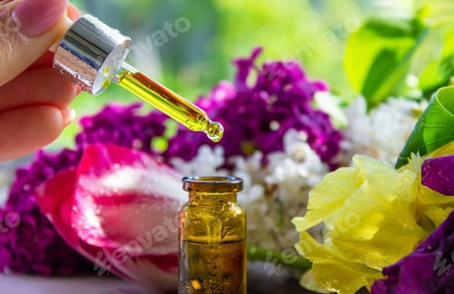 Preview: essential oils of various flowers
