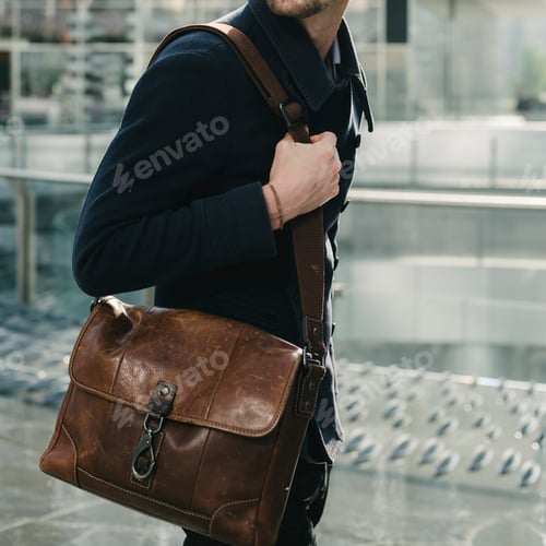 Preview: Businessman going to work in the city