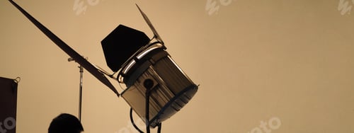 Preview: Studio light and back drop and soft box set up for shooting photo or video