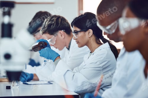 Preview: Diversity, scientist and people in science exam, test or group project in experiment or assignment