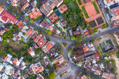 Preview: aerial view of Hoi An, Ancient Town, in vietnam