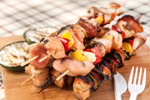 Preview: Grilling shashlik.
