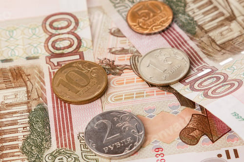 Preview: Background of russian rubles