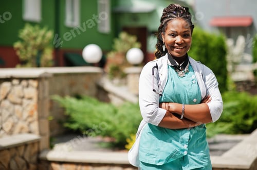 Preview: African female doctor