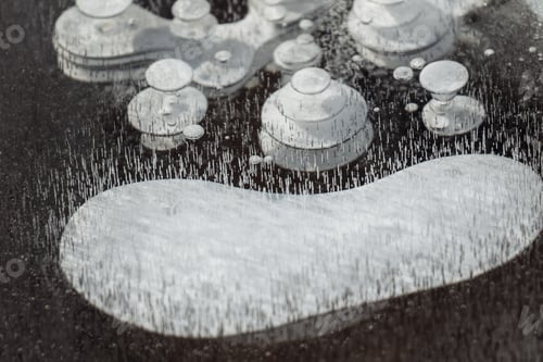 Preview: air bubbles frozen in ice