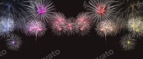 Preview: Colorful fireworks explosion in annual festival