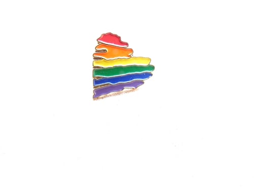 Preview: Pin,heartshape Lgbt pride
