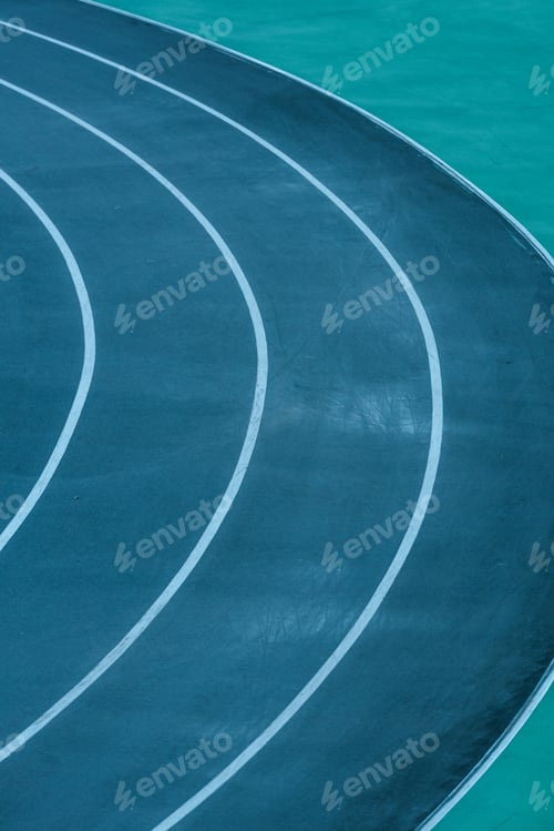 Preview: white lines at stadium, urban geometric background