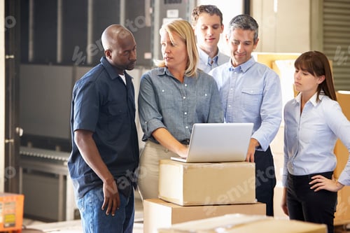 Preview: Workers In Distribution Warehouse