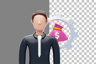 Preview: Private Equity 3D Icon