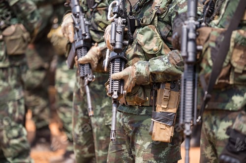 Preview: March 24, 2018, Amphoe Lom Sak, Thailand; Thai military participated in a special combat operation.