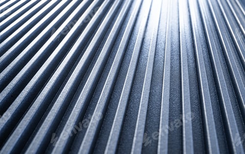 Preview: Close-up of a corrugated metal surface