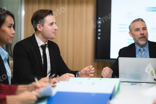 Preview: Business team partner meeting together to brainstorming for new ideas of business marketing project