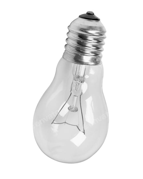 Preview: lightbulb isolated