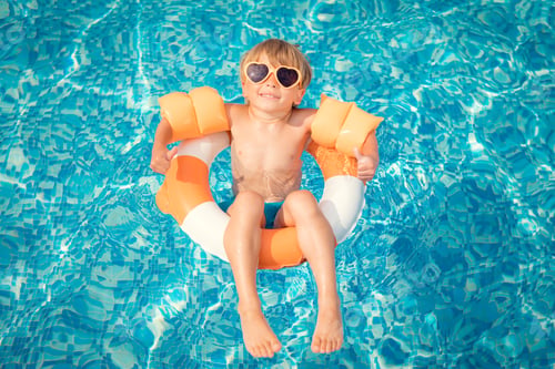Preview: Happy child having fun on summer vacation