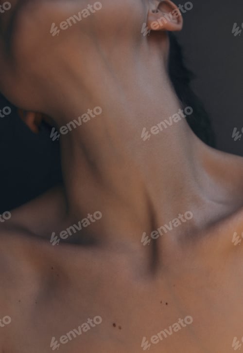 Preview: Part human body. Female body. Portrait of girl. Tiny human
