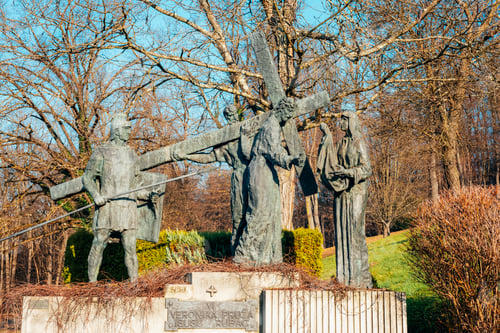 Preview: 6th Station of the Cross - Veronica wipes the face of Jesus, pilgrimage Sanctuary