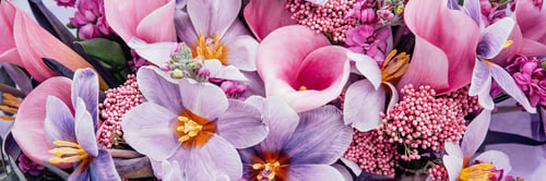 Preview: Red pink orange Autumn Colorful fall bouquet