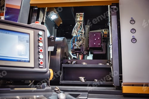 Preview: Metalworking CNC milling machine.