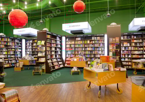 Preview: Spacious Bookstore Interior