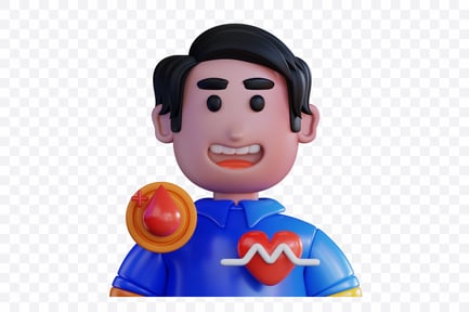 Preview: Diabetes Patient Character