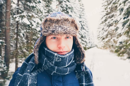 Preview: Man in wintertime