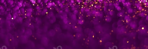 Preview: Violet and golden glitter background banner