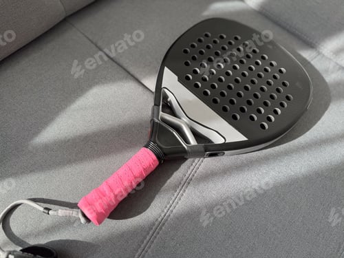 Preview: Detail of padel racket handle