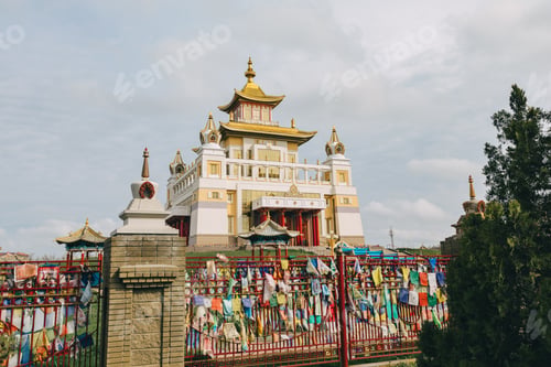 Preview: Khurul in Elista, a vibrant symbol of Buddhism, reflects cultural essence and spirituality