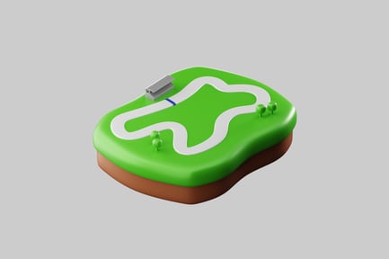 Preview: Miniature go-kart racing track