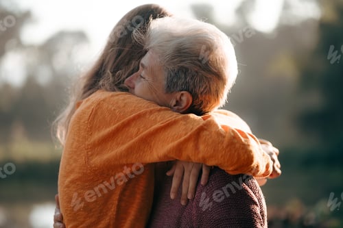 Preview: happiness female childhood family bonding mother lifestyle at nature outdoors
