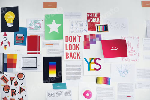 Preview: Startup Business Board Showing Task Strategy Plan Mission