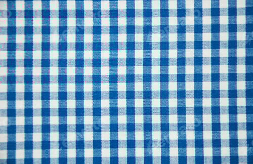 Preview: Blue and White Gingham Fabric Background Texture