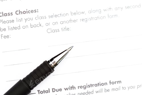 Preview: Close-up of pen on contract