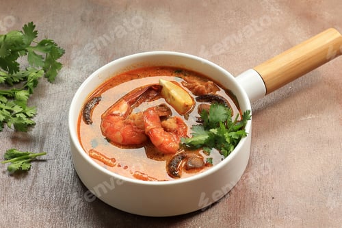 Preview: Creamy Thai Shrimp Curry with Mushroom