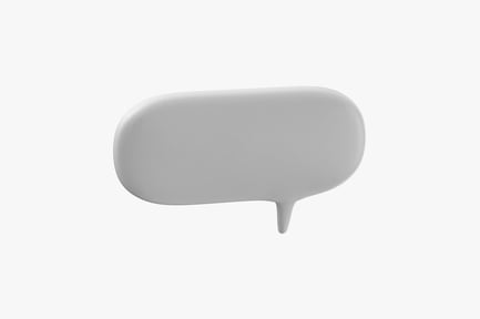 Preview: Speech Bubble Smooth White