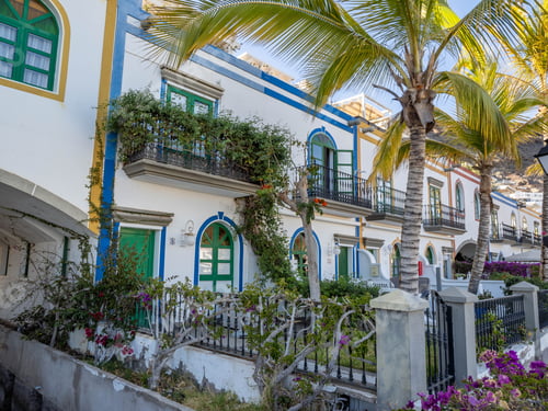 Preview: Beautiful houses Puerto de Mogan in Gran Canaria, Spain, Europe