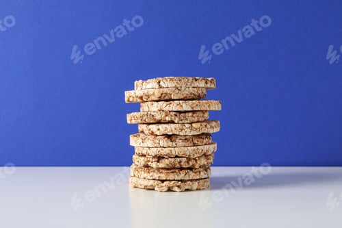 Preview: Concept of diet and healthy nutrition with crisp bread
