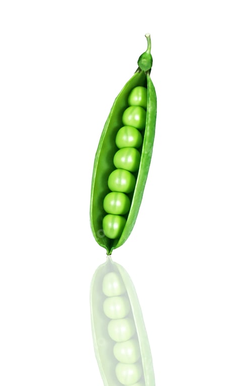 Preview: peas isolated