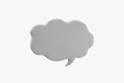 Preview: Cloud Shape Thought Bubble