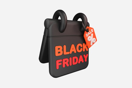 Preview: Blacks Friday Calendar 3D Illustration